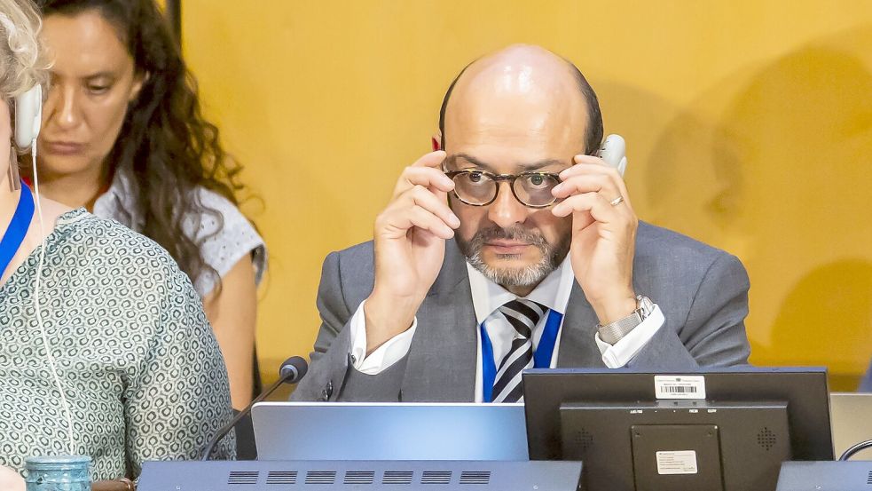 Er konnte die tiefen Gräben bei den Verhandlungen nicht überwinden: der Konferenzvorsitzende Luis Vayas Valdivieso. (Archivbild) Foto: Salvatore Di Nolfi/KEYSTONE/dpa