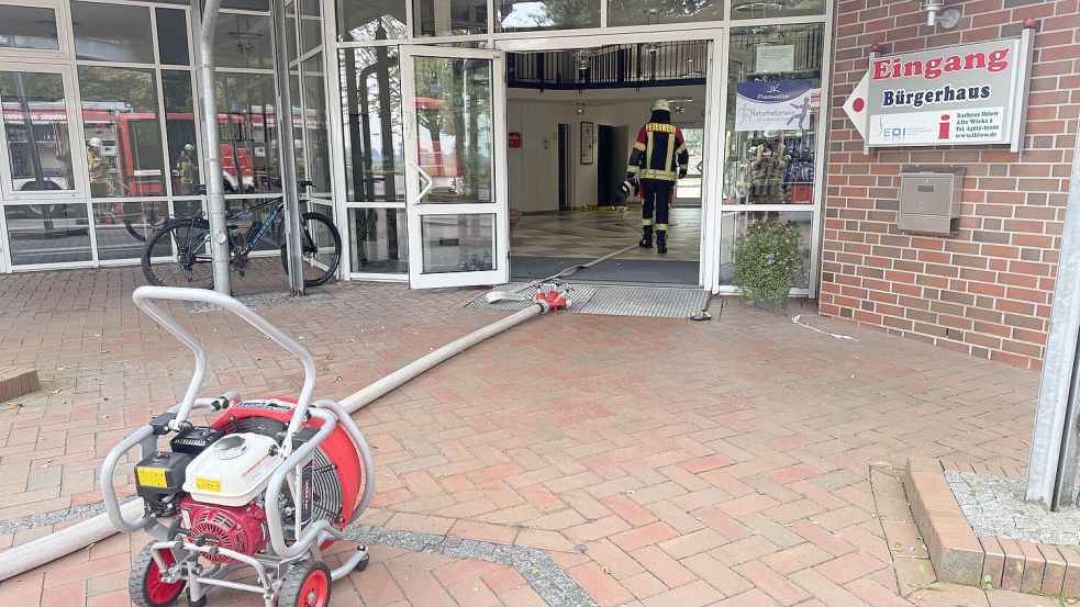 Die Feuerwehr war im Bürgerhaus Ihlow im Einsatz. Foto: Feuerwehr
