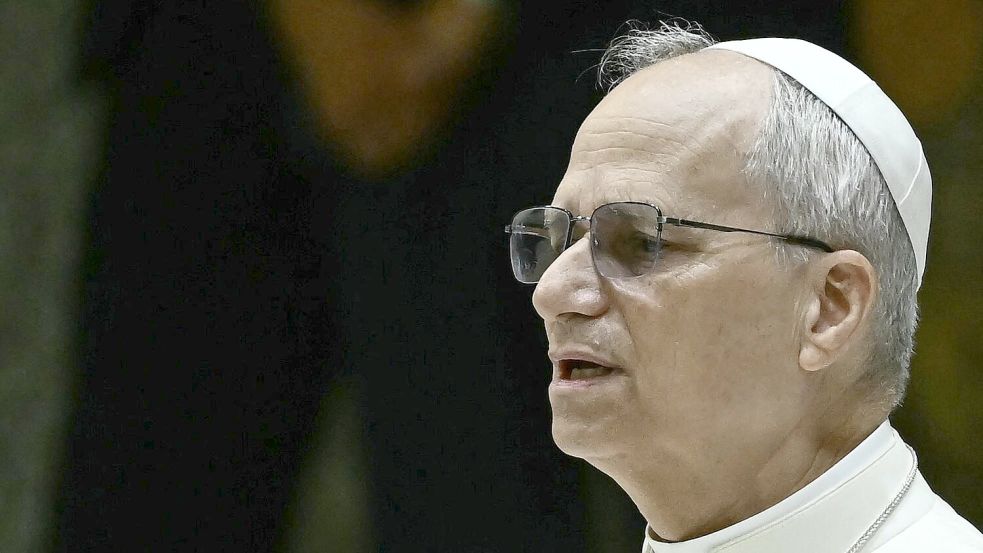 Papst Leo XIV ist am 15. August 2025 100 Tage im Amt. Foto: Filippo MONTEFORTE/AFP Foto: FILIPPO MONTEFORTE