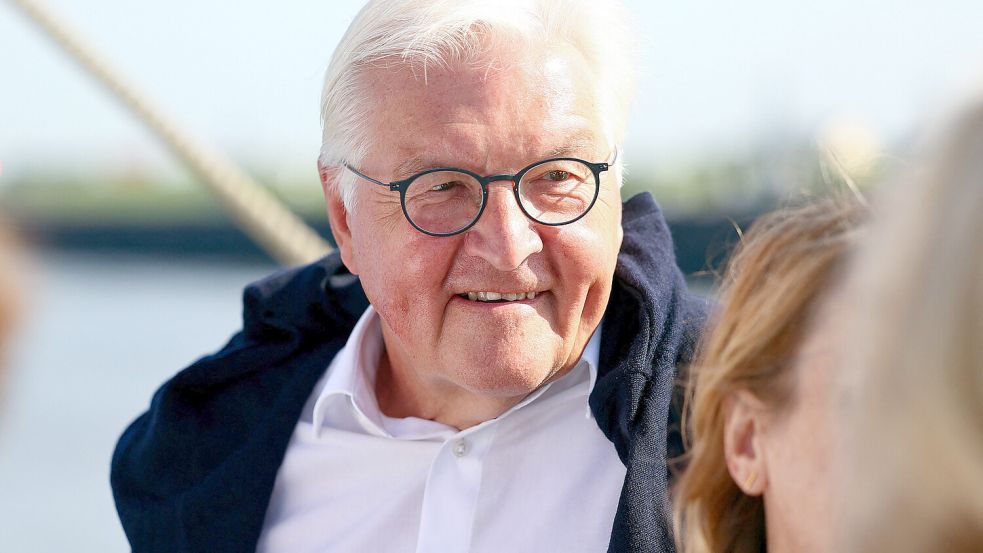 Frank-Walter Steinmeier macht Urlaub in Norden. Foto: Leon Kuegeler/dpa
