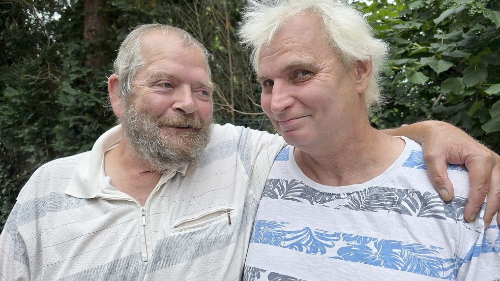 Ernst (l.) und Heiko Huhle sind bereits seit 2009 ein Paar, nun haben sie geheiratet. Foto: Eva Dahlmann-Aulike