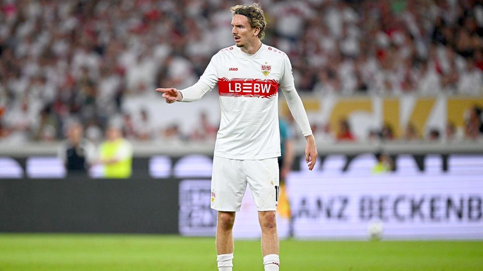 Umworben vom FC Bayern: Nick Woltemade bleibt wohl in Stuttgart. Foto: Tom Weller/dpa