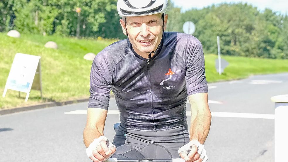 Pascal Zimmer (58) wurde schwer verletzt, als er mit seinem Rad in das Heck eines parkenden Autos krachte. Foto: Rüdiger Gaertner