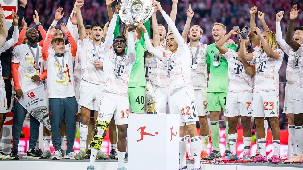 Titelverteidiger und großer Favorit: Der FC Bayern München. Foto: Tom Weller/dpa