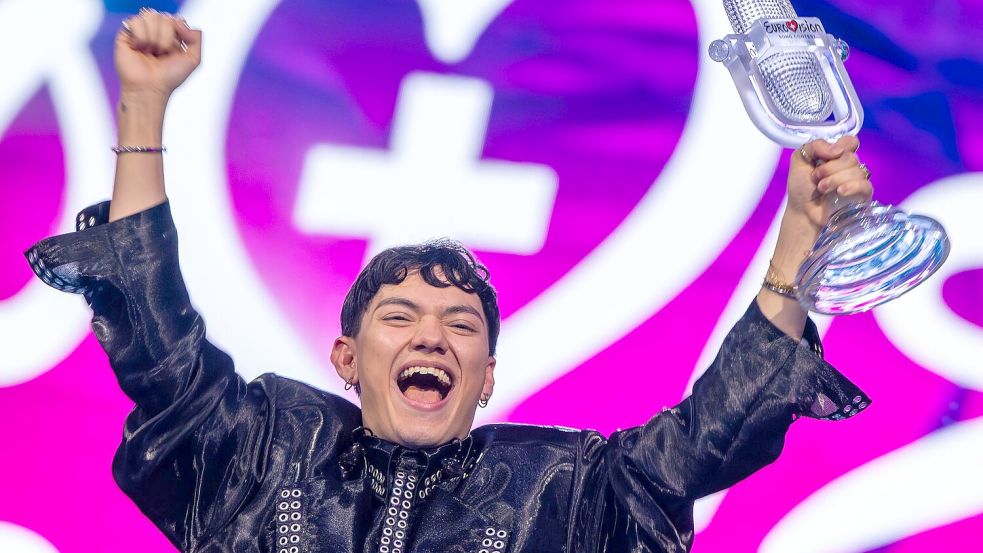 Der Sänger JJ holte den ESC 2026 nach Österreich. (Archivbild) Foto: Jens Büttner/dpa