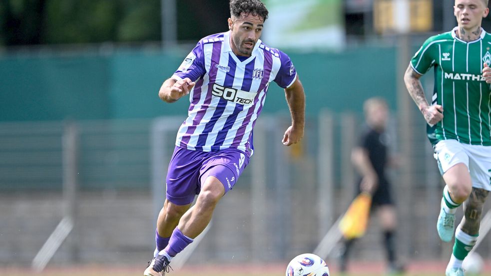 Beim 2:1-Sieg gegen eine B-Elf von Werder Bremen spielte Nikky Goguadze am vergangenen Samstag ab der 76. Minute. Foto: Imago