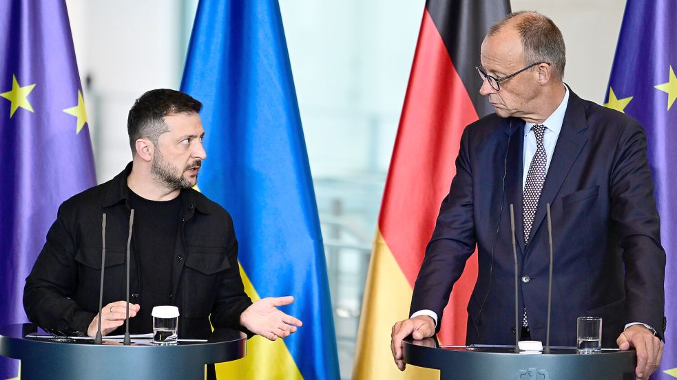 Wichtiger als deutsche Soldaten in der Ukraine wären welche parteiloser Nationen. Foto: DPA/Fabian Sommer