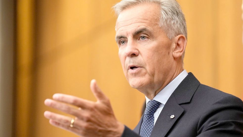Zeichen des guten Willens: Kanadas Premier Carney Foto: Adrian Wyld/The Canadian Press/AP/dpa