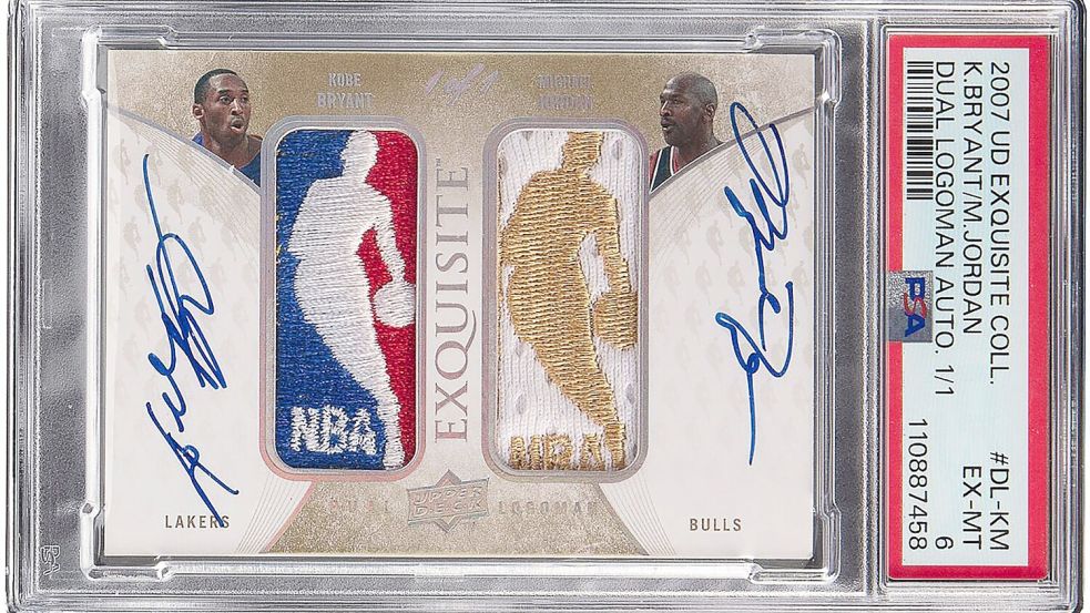 Die Versteigerung der Karte mit den Autogrammen der beiden NBA-Legenden hat fast 13 Millionen Dollar (rund 11 Millionen Euro) erzielt. Foto: -/Heritage Auctions/dpa