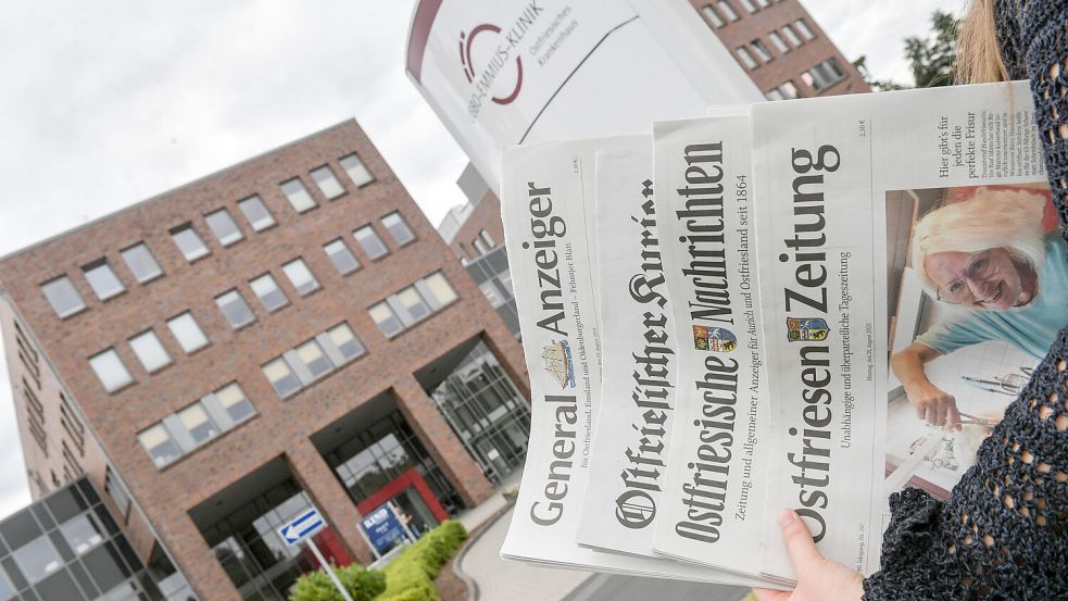 Das Verkaufsverbot lokaler Tageszeitung in den Kliniken in Emden, Aurich, Norden hat für viele Diskussionen gesorgt. Foto: Klaus Ortgies