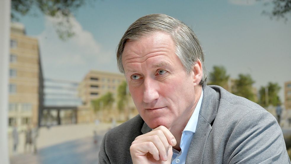 Dirk Balster ist Geschäftsführer der Trägergesellschaft der Kliniken Aurich, Emden, Norden. Foto: Klaus Ortgies/Archiv