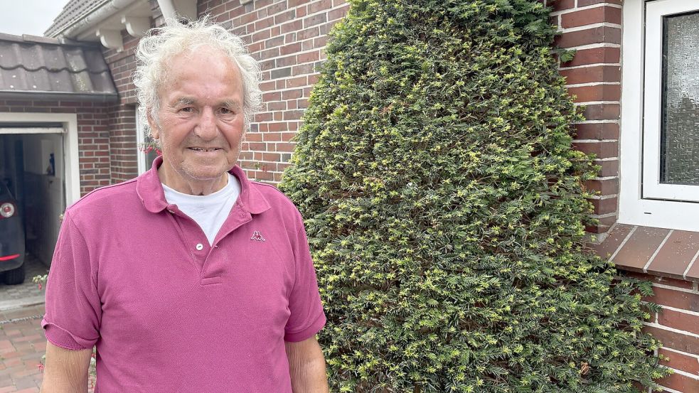 Rudi Janssen ist 88 Jahre alt und fühlt sich in Visquard wohl. „Das ist wie im Paradies hier“, sagt er. Foto: Hannah Weiden