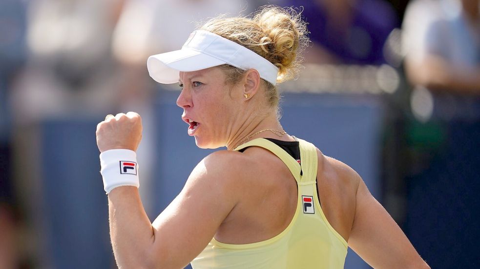 Laura Siegemund überrascht in New York. Foto: Kirsty Wigglesworth/AP/dpa