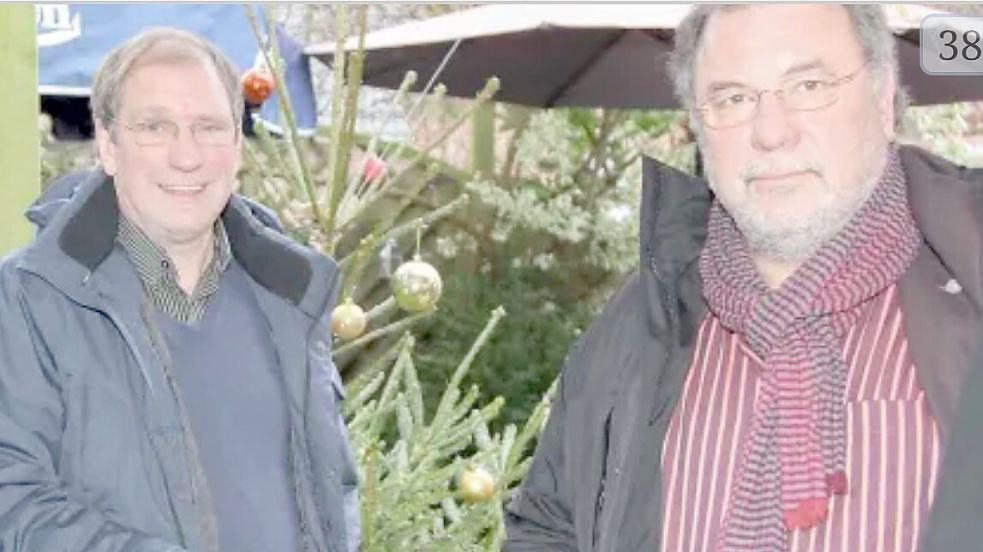 Gunther Siebels-Michel (links) und Volker Rudolph hatten 2021 Mandate für die GAP im Ortsrat Upstalsboom beziehungsweise im Stadtrat gewonnen. Foto: Archiv