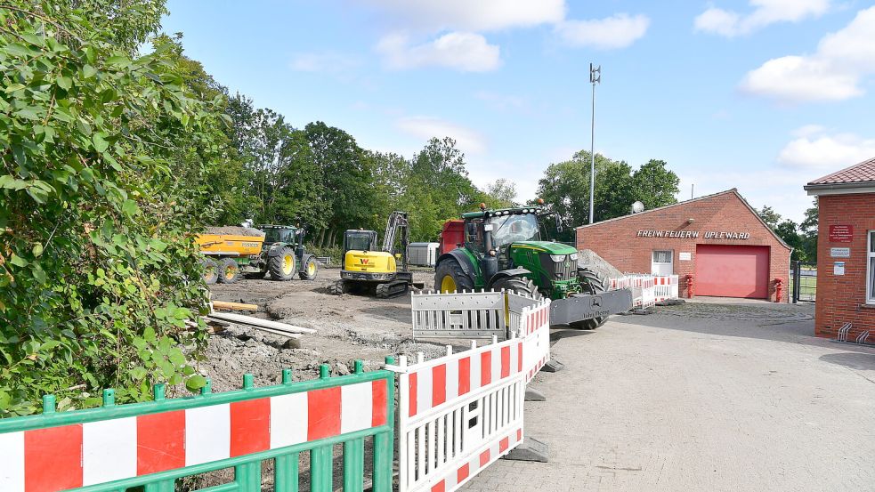 Upleward bekommt einen neuen Dorfplatz. Foto: Heinz Wagenaar