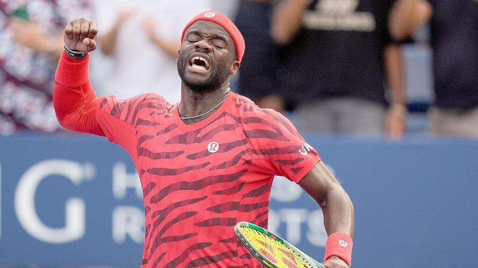 Frances Tiafoe reißt oft das Publikum mit. Foto: Seth Wenig/AP/dpa