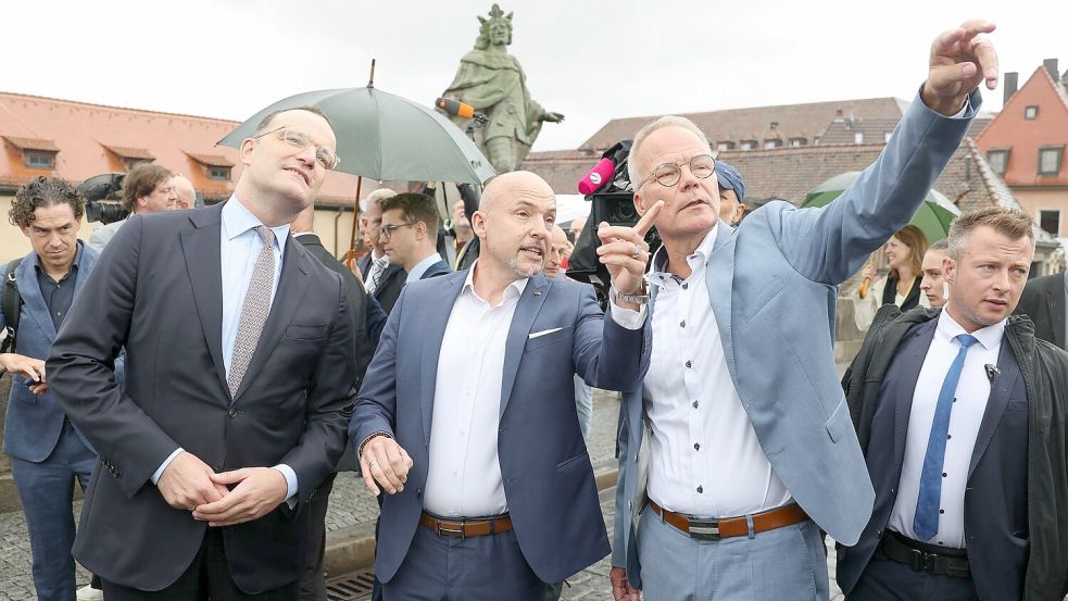 Die schwarz-roten Fraktionsspitzen wollen mehr Teamplay. Foto: Daniel Karmann/dpa