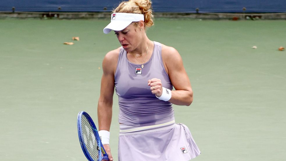 Laura Siegemund löste bei den US Open auch ihre zweite Aufgabe. Foto: Andres Kudacki/AP/dpa