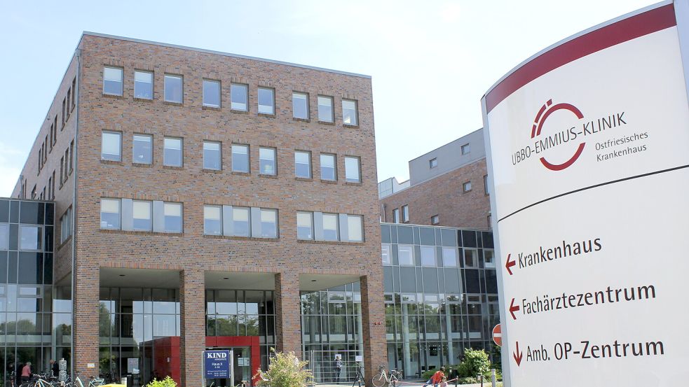 Die Ubbo-Emmius-Klinik in Aurich. Foto: Karin Böhmer