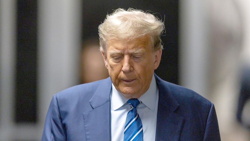 Der US-Präsident fühlt sich von der Justiz ungerecht behandelt. (Archivbild) Foto: JUSTIN LANE/EPA/POOL/AP/dpa