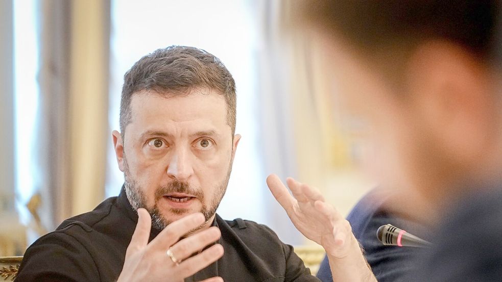 Selenskyj: Putin will nicht verhandeln. (Archivbild) Foto: Kay Nietfeld/dpa