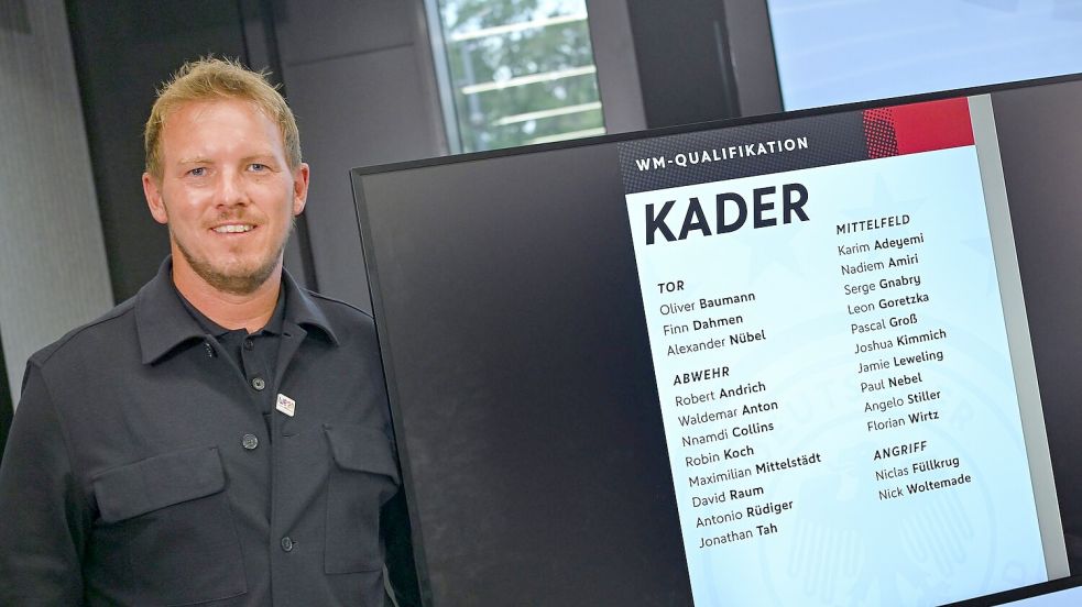 Der Bundestrainer fordert in der WM-Qualifikation ein klares Signal seiner Spieler Richtung WM (Archivbild). Foto: Arne Dedert/dpa