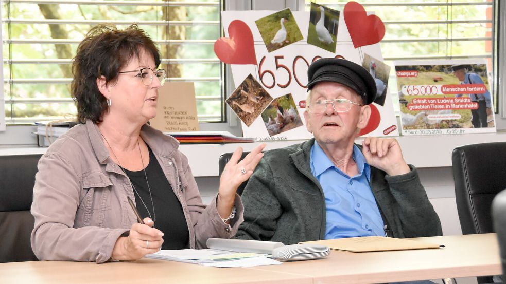 Anne Stomberg, die als engste Unterstützerin von Geflügelhalter Ludwig Smidt gilt schob die Online-Petition an. Foto: Thomas Dirks