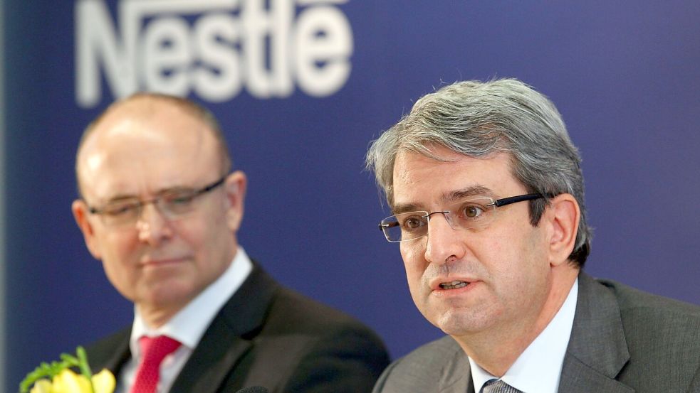 Nestlé trennt sich von seinem Vorstandschef Laurent Freixe - hier auf einer Pressekonferenz von 2012 Foto: Jens Büttner/dpa