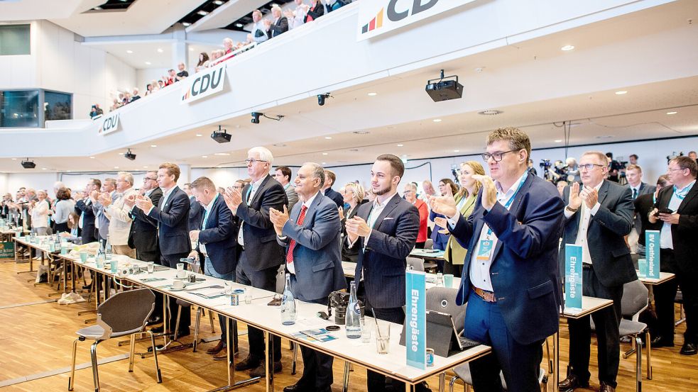 Sebastian Lechner soll für die CDU 2027 die niedersächsische Staatskanzlei erobern. Foto: dpa/ Hauke-Christian Dittrich