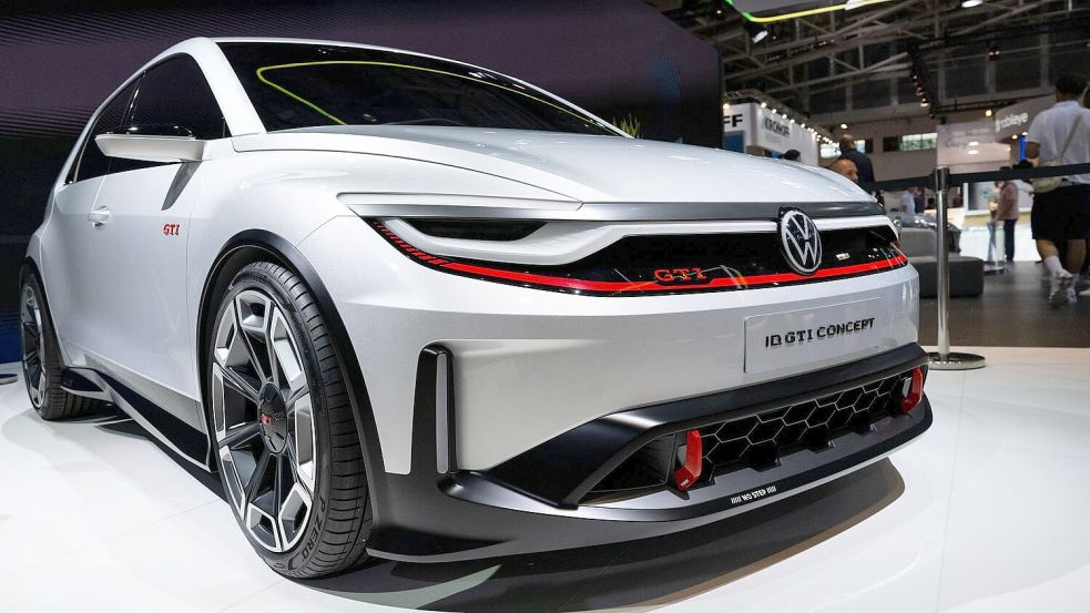 Die Studie hieß vor zwei Jahren noch ID. GTI Concept, die Serienversion kommt jetzt als ID. Polo GTI. (Archivfoto) Foto: Sven Hoppe