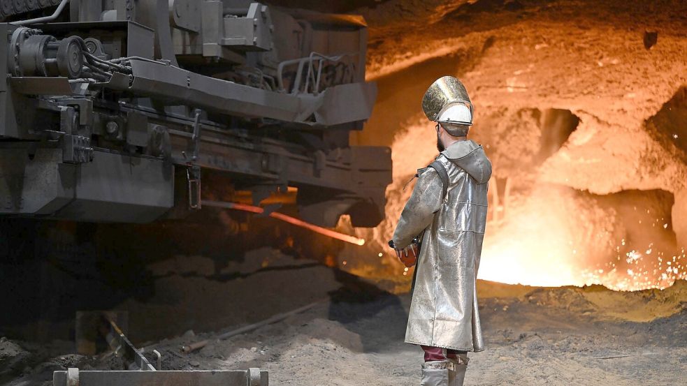 Energieintensive Industrien wie die Stahlbranche sind unter Druck. Foto: Federico Gambarini