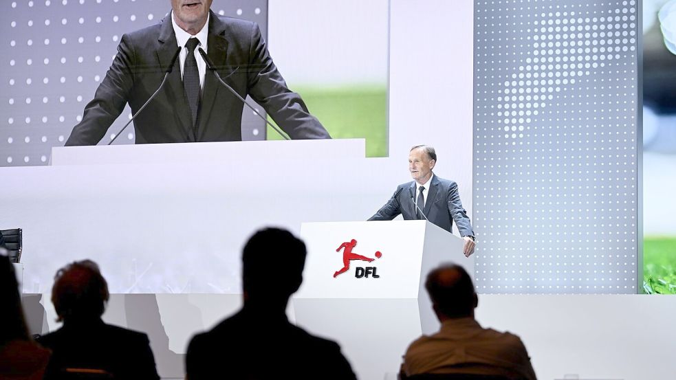 Hans-Joachim Watzke darf sich über ein einstimmiges Votum freuen. Foto: Britta Pedersen