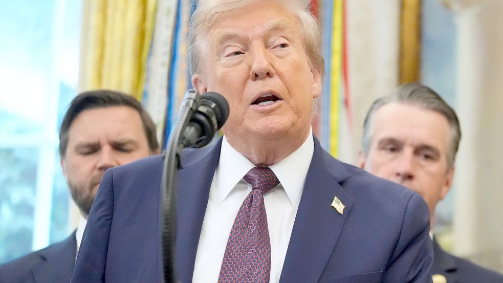 Trump kämpft gegen Drogenkartelle. Foto: Mark Schiefelbein/AP/dpa