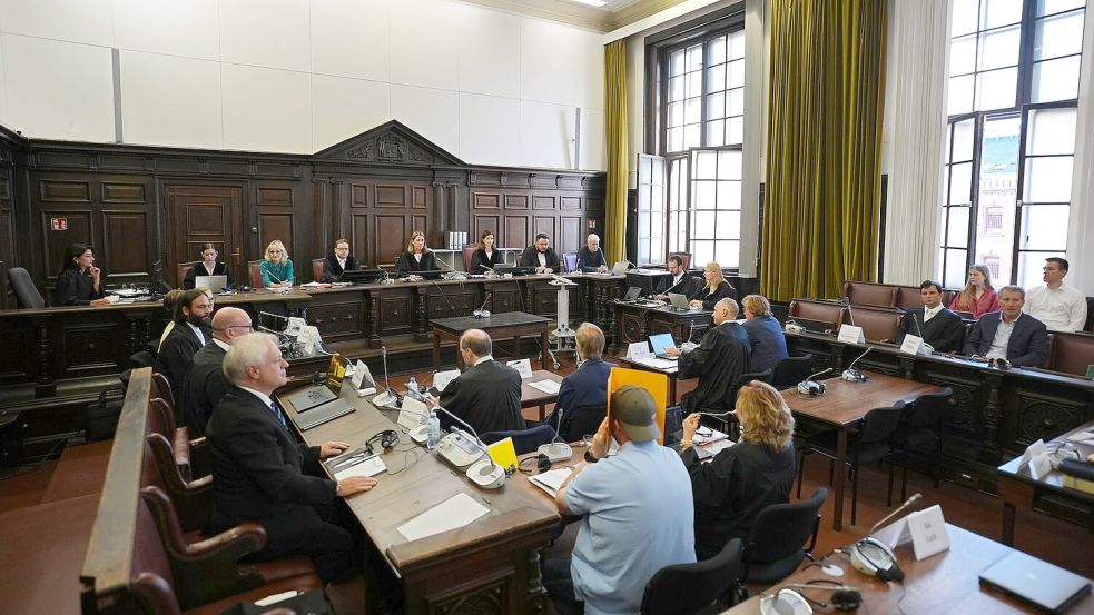 Heute geht im Gerichtssaal des Landgerichts Hamburg die Befragung von Stephan Hensel weiter. Foto: Marcus Brandt