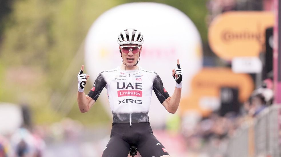 Juan Ayuso gewann die zwölfte Etappe der Vuelta. (Archivbild) Foto: Massimo Paolone/LaPresse/dpa