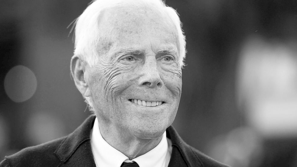 Der italienische Modedesigner Giorgio Armani ist im Alter von 91 Jahren gestorben. (Archivbild) Foto: Claudio Onorati/ANSA/dpa