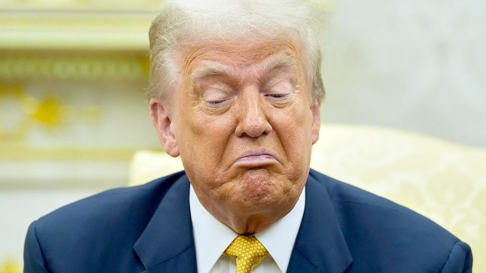 In den USA soll der Oberste Gerichtshof nun über Donald Trumps Zollpolitik entscheiden. (Archivbild) Foto: Alex Brandon/AP/dpa