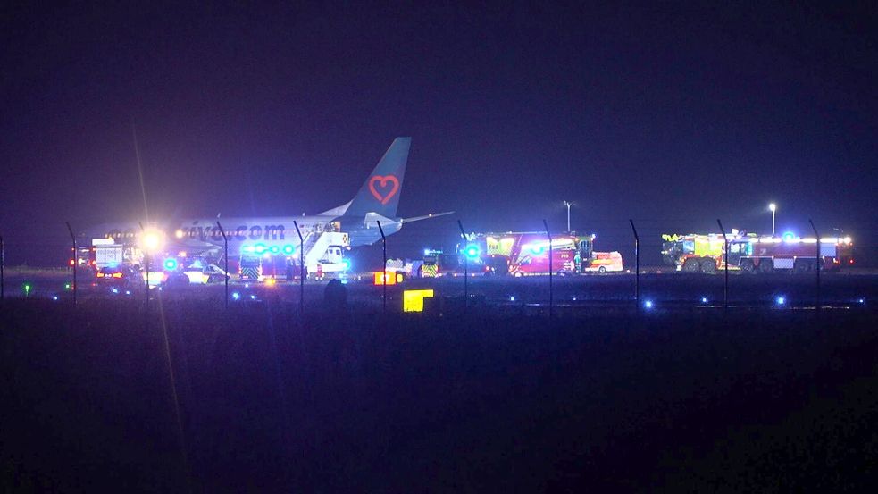 Die Passagiere sind unverletzt. Foto: tv7news.de/dpa