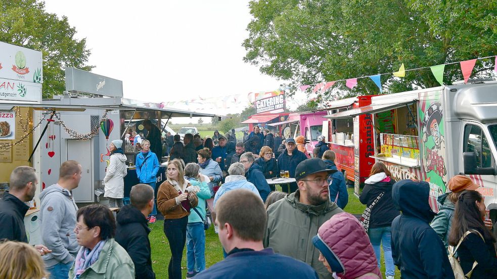 Im September findet das Greetsieler Streetfoodfestival bereits zum dritten Mal statt. Fotos: Heinz Wagenaar/Archiv