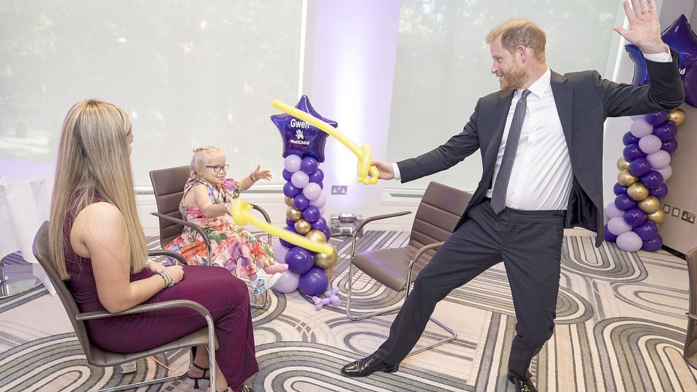 Prinz Harry ist zurück in London. Foto: Aaron Chown