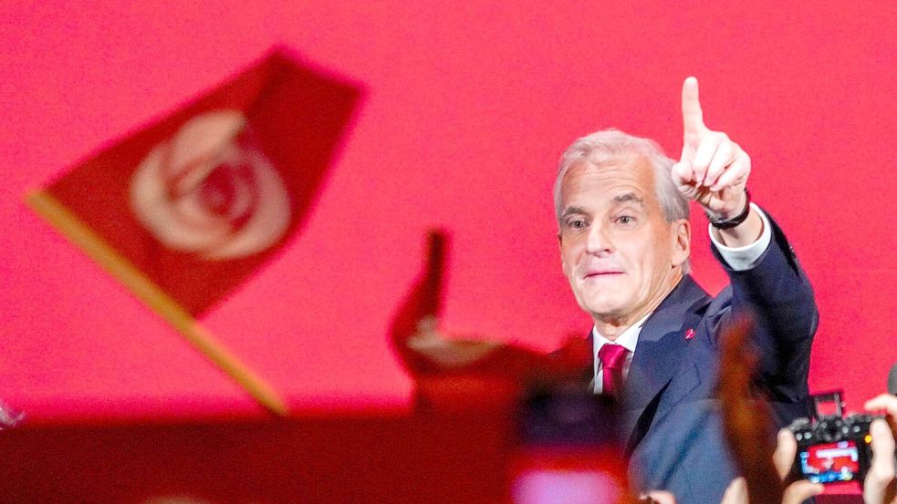 Die Partei von Ministerpräsident Støre wurde stärkste Kraft. Foto: Ole Berg-Rusten/NTB/dpa
