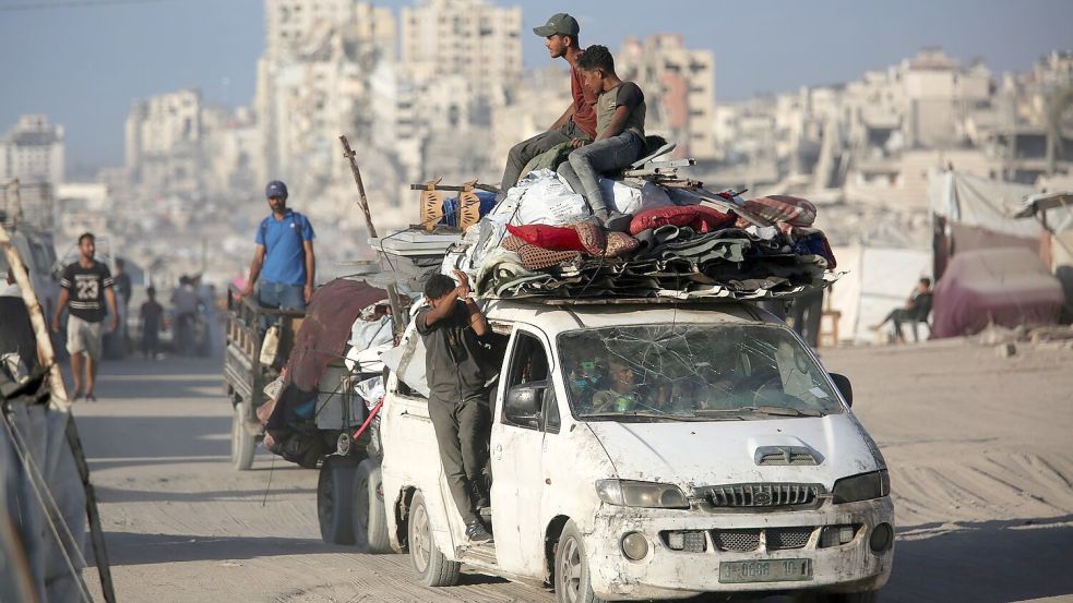 Die Einwohner der Stadt Gaza sollen den Ort nach Willen Israels verlassen. (Archivbild) Foto: Abed Rahim Khatib/dpa