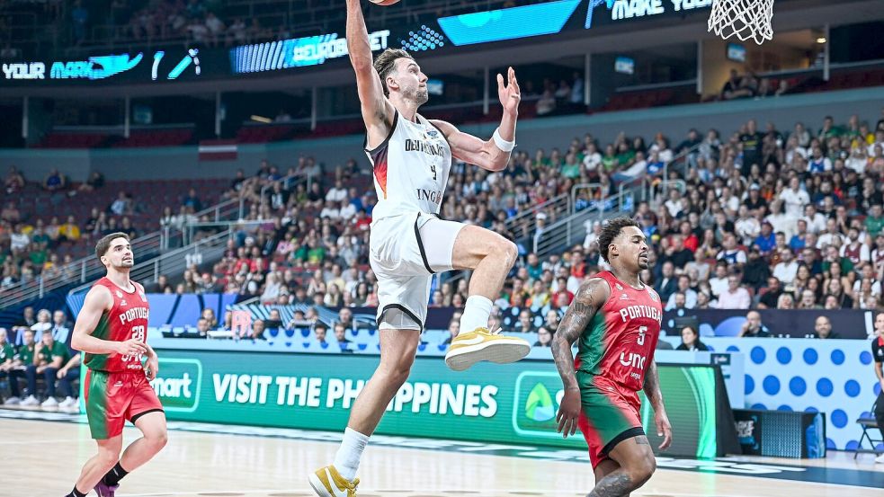 Auf Franz Wagner wird es gegen Slowenien wieder besonders ankommen. Foto: Stefanos Kyriazis