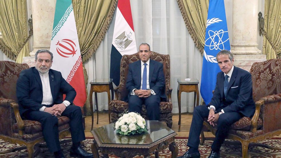 Die Gespräche zu den Atominspektionen fanden in Kairo statt. Foto: Khaled Elfiqi/AP/dpa