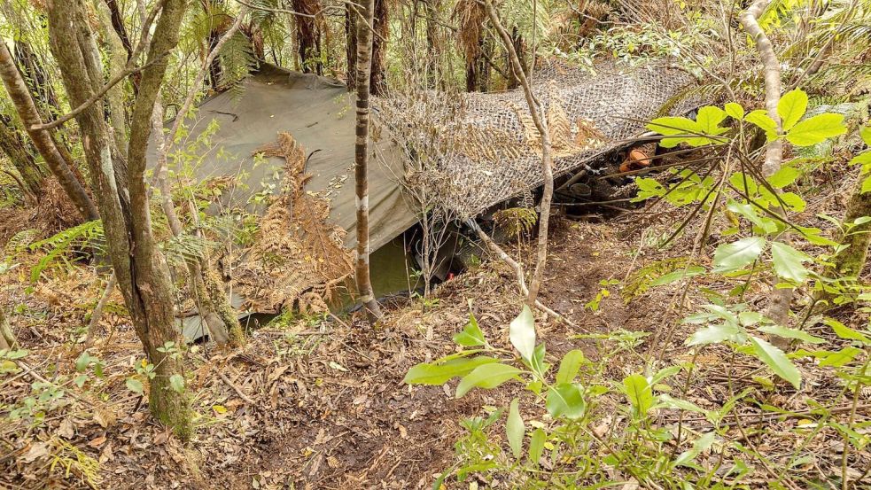 Das Hauptlager wurde in einem dichten Wald auf der Nordinsel entdeckt. Foto: NZ Police/dpa
