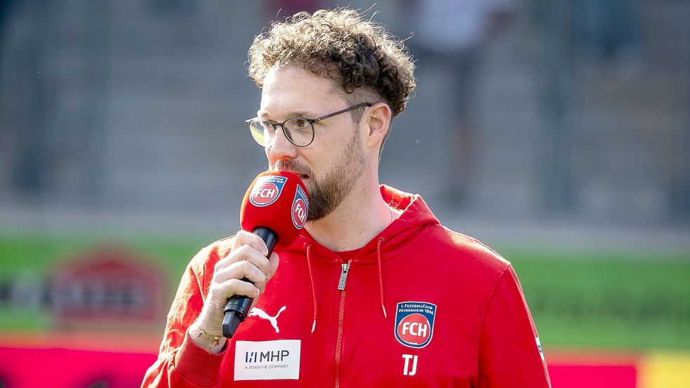 Tim Janssen ist beim 1. FC Heidenheim die „Stimme des Nordens“. Fotos: 1. FC Heidenheim