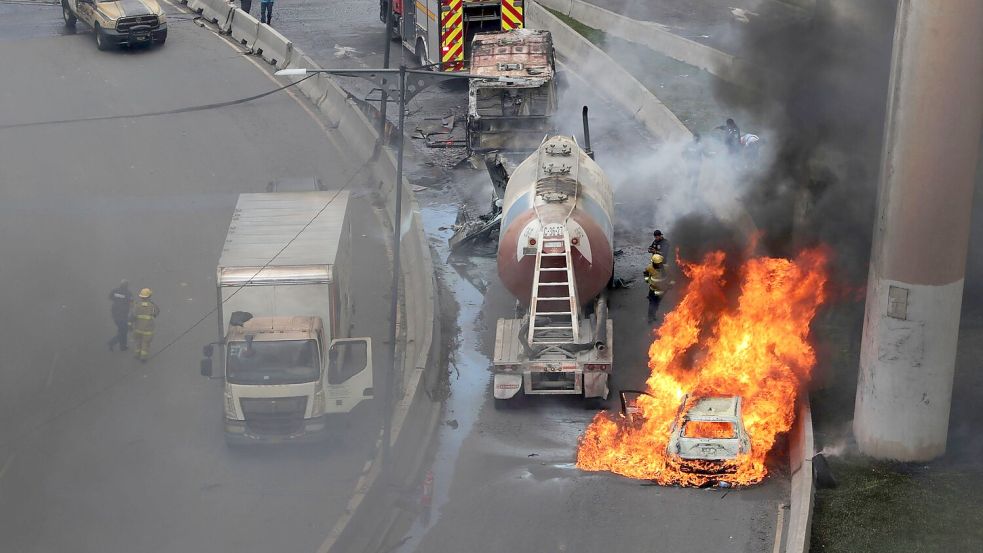 Der Unfall ereignete sich im Osten von Mexiko-Stadt. Foto: Tristan Velazquez/AP/dpa