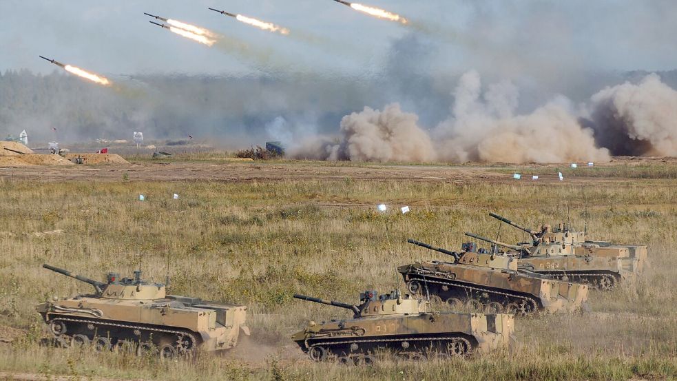 Am Sapad-Manöver 2021 waren 200 000 Soldaten aus Russland und Belarus beteiligt. (Archivbild) Foto: Vadim Savitskiy/Russian Defense