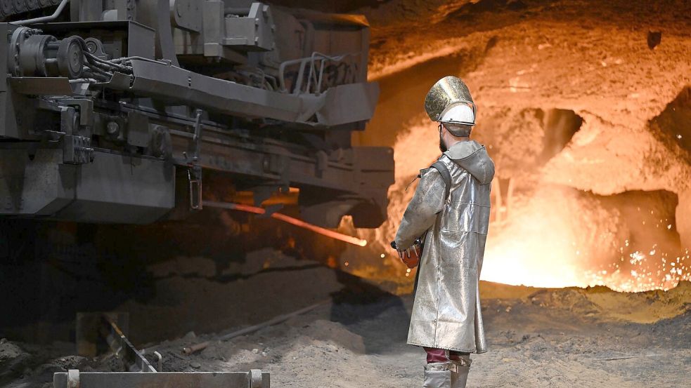 Die Stahlindustrie in Deutschland leidet unter gestiegenen Energiekosten Foto: Federico Gambarini