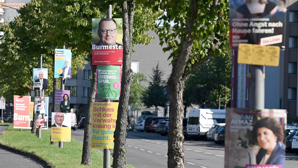 In NRW sind am Sonntag 13,7 Millionen Menschen zur Kommunalwahl aufgerufen. Foto: IMAGO/Jan Huebner